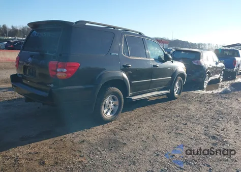 2002 Toyota Sequoia Limited V8 z USA, uszkodzony, nr VIN 5TDZT38A92S113992